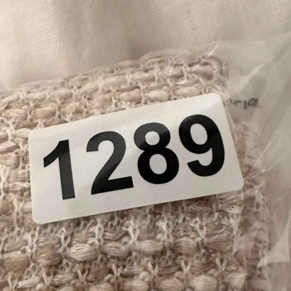 St John Womens Midi Dress Tweed Wool Blend Cream Sz 6 Made in USA Luxury Formal - Picture 12 of 12